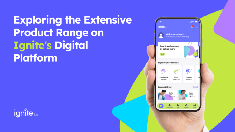 exploring the extensive product range on ignite digital platform