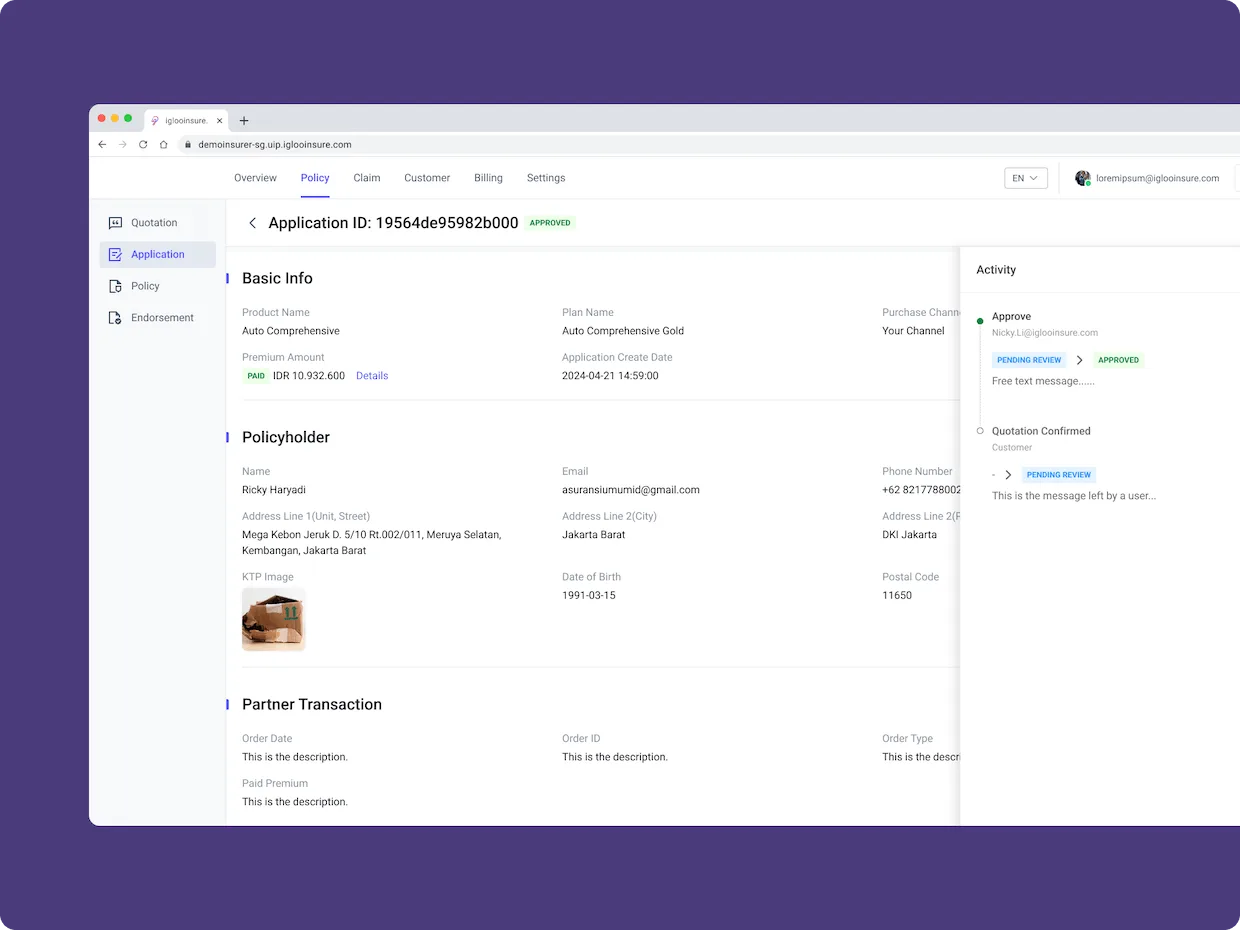 igloo consumer manage features visual