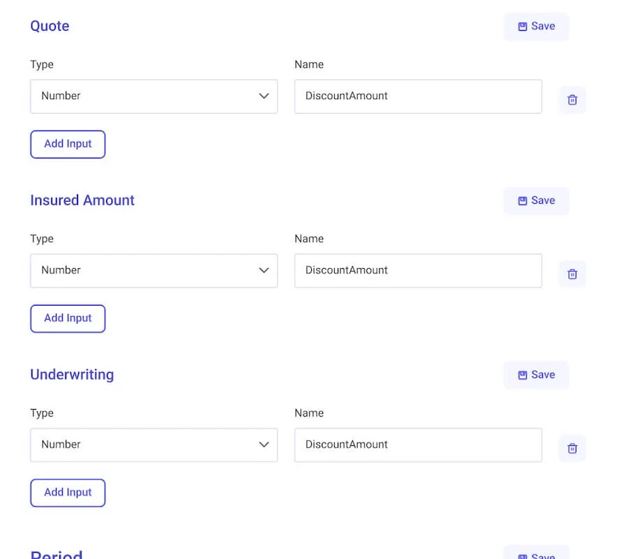 product config snippet